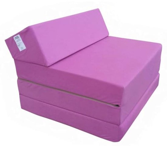 Opvouwbare matras met hoofdeinde 200 x 70 x 10 cm – Perfect voor Thuis, Camping en Gasten van Merkloos