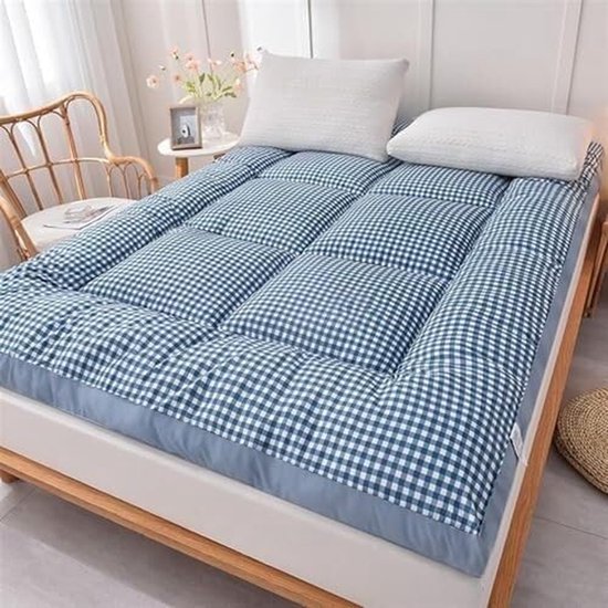 Opvouwbare Matras - Oprolbare Futon - Comfortabel Slapen - Ademende Vezels - 120 x 200 cm - Grijs