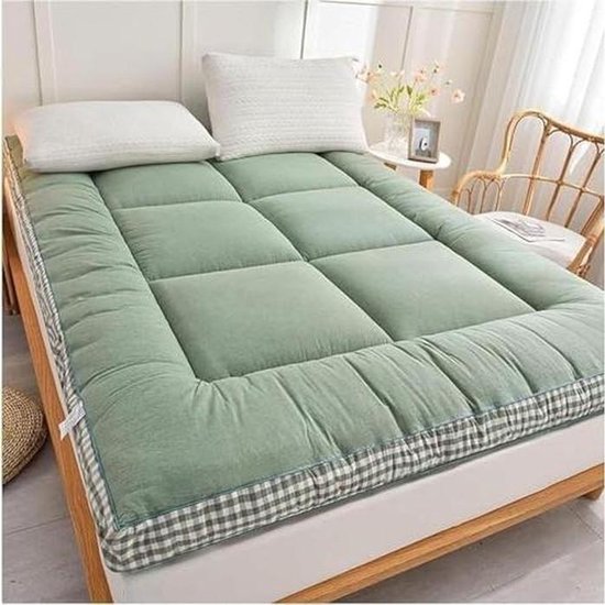 Opvouwbare Matras - Oprolbed Futon - Comfortabel Slapen - Lichtgewicht Draagbaar - 90 x 200 cm - Grijs