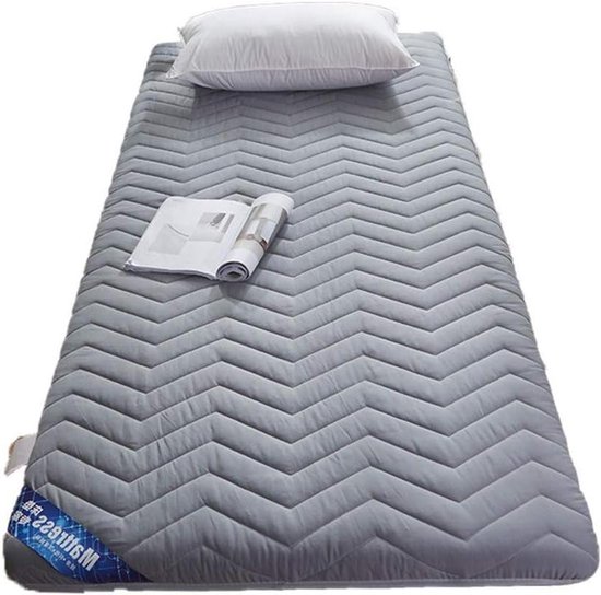 Opvouwbare Matras Pad - Vloermat Futon - Comfortabel Slapen - Antislip Bodem - 100 x 200 cm - Effent Kleur