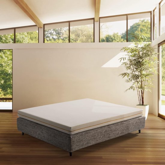 Opvouwbare Matras - Slaapmat - Slaapbank Gebruik - Orthopedisch Schuim - 70x200cm - Wit van Merkloos