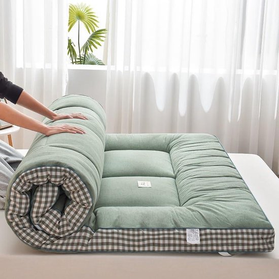 Opvouwbare Matras - Tatami Slaapmat - Comfortabel Slapen - Verdikte Vulling - 120x200 cm - Grijs
