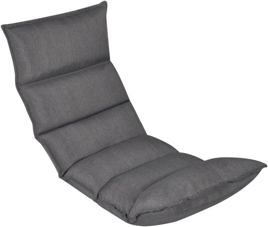 Opvouwbare Matras - Vloerstoel Mat - Ontspanning Thuis - Compact Opvouwbaar - Eenpersoons - Effene Kleur