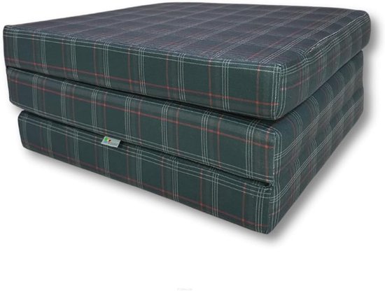 Opvouwbare Matras voor Camping en Logeerbedden - 180x65x7cm van Merkloos