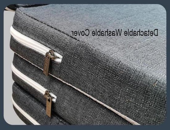 Opvouwbare Matras - Vouwmatras Gastenbed - Comfortabel Slapen - 8cm Dik Schuim - 80x200cm - Koffie