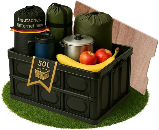 Opvouwbare opbergdozen met deksels, kratten met deksels, plastic opbergbakken, stapelbare, opvouwbare multifunctionele doos voor kleding, speelgoed, boeken, voedsel, opbergcontainers, swart