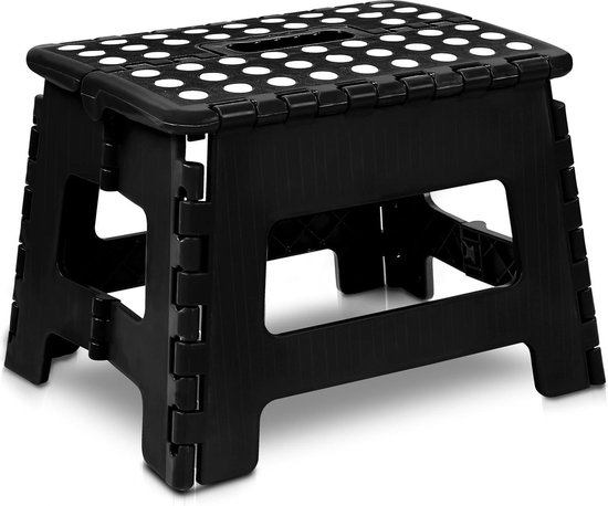 Opvouwbare opstapkruk voor kinderen - lichte kleine kunststof kruk voor keuken en badkamer - 70 cm breed - 50 cm hoog - houdt tot 100 kg van B. toys