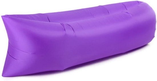 Opvouwbare Picknickdeken Camp Camping Opblaasbare Foldin Stoel Strand Picknick Opblaasbare Camping Sofa Luie Camping Opblaasbare Air Matrassen Zelfopblaasbare Luchtmatras(Purple)