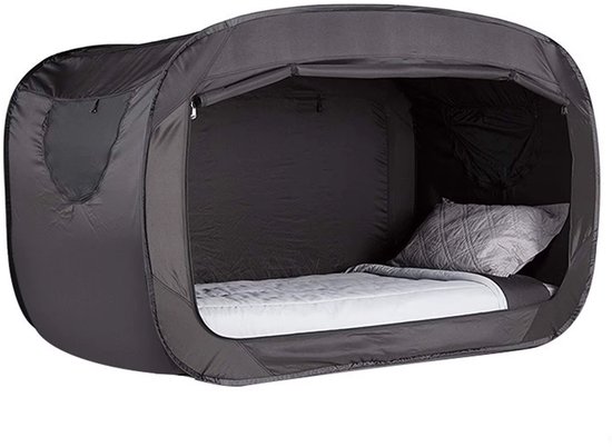 Opvouwbare Privacy Pop Bed Tent voor Outdoor – Volledig Gesloten Schaduwbedtent voor Camping, Kinderen, Volwassenen, Tuin, Strand en Vakantie van Merkloos