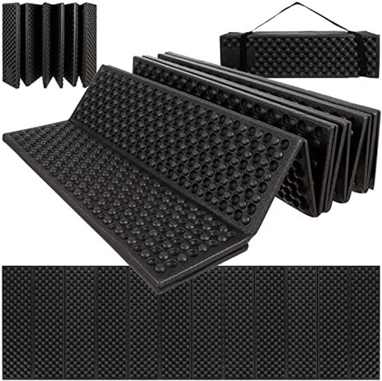 Opvouwbare Slaapmat 180 x 60 cm | Waterdicht & Comfortabel voor Kamperen, Wandelen & Outdoor van Merkloos