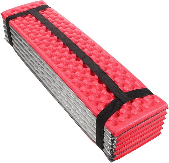 Opvouwbare slaapmat - Kampeer- en picknickmat - Buitenactiviteiten en reizen - Vochtbestendig en lichtgewicht - 186 x 60 cm - Veelkleurig