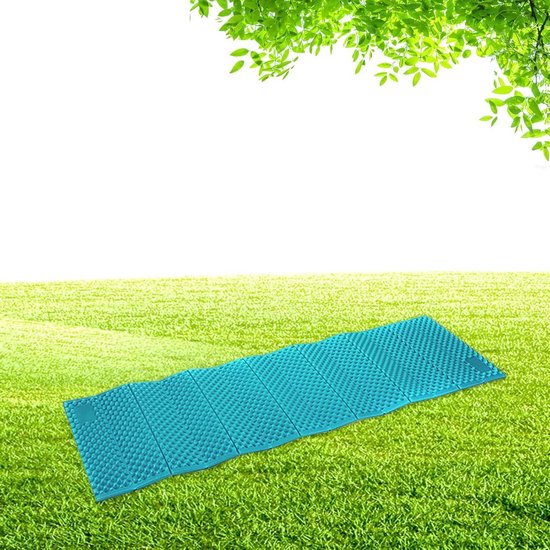 Opvouwbare Slaapmat - Kampeer mat Schuimmat - Outdoor Comfort - Eierschaal Ontwerp - 190 x 57 cm - Groen