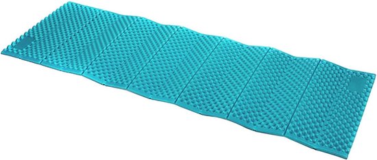 Opvouwbare Slaapmat - Kampeermat Picknickmat - Outdoor Kamperen - Eierkist Ontwerp - 190 x 57 cm - Groen
