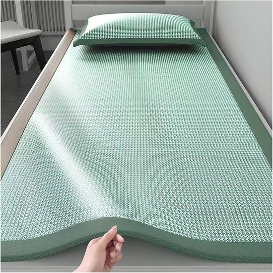 Opvouwbare Slaapmat - Koelmat Zomer - Koel Slapen - 360° Airflow Technologie - 150 x 200 cm - Groen