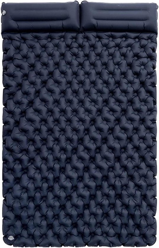 Opvouwbare Slaapmat - Luchtbed Kamperen - Outdoor Ontspanning - Dubbele Luchtklep - 200x120cm - Legergroen