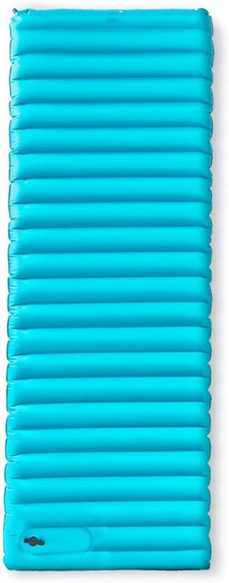 Opvouwbare Slaapmat - Luchtbed Picknickdeken - Kamperen en Reizen - Vochtbestendige Onderkant - 196 x 50 cm - Blauw