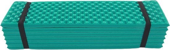 Opvouwbare Slaapmat - Schuimmat Kamperen - Buiten Slapen - Dubbele Eierkrat Isolatie - 186x57cm - Donkergroen