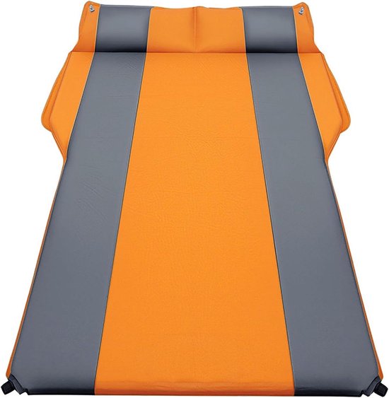 Opvouwbare Slaapmat - Zelfopblazend Luchtbed - Kamperen en Reizen - Dubbel Gebruik Rugleuning - 5cm Dikte - Donker