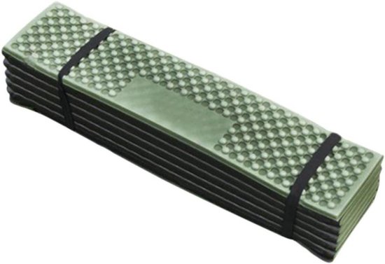 Opvouwbare Slaapmat - Zitkussen Picknickmat - Kamperen en Wandelen - Vochtbestendig Schuim - 180 x 57 cm - Groen
