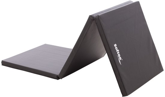 Opvouwbare Softee Vloermat 180x60x4cm Zwart - UNI