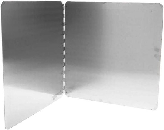 Opvouwbare Spatplaat - Vetvanger Spatscherm - Koken Beschermen - Antiaanbaklaag - 30x30 cm - Zilver