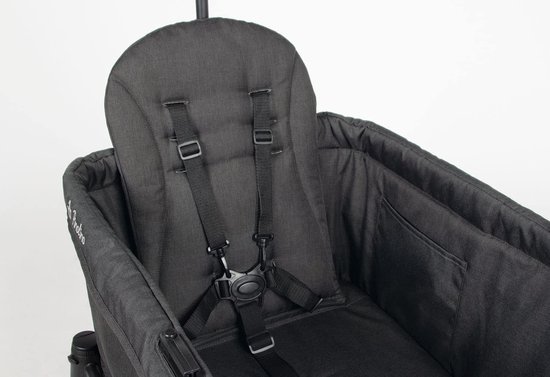 Opvouwbare stoel voor bolderkar - comfort en gebruiksgemak - 1 stuk - blauw - stof