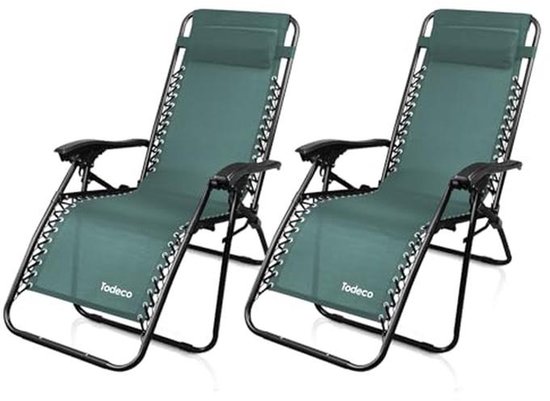 Opvouwbare Strandstoel met Kussen en Kantelfunctie - Max. Belastbaarheid 100 kg, Ergonomisch Ontwerp, Compact en Lichtgewicht