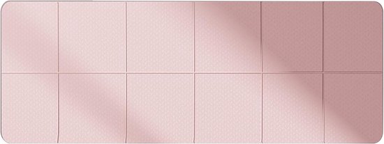 Opvouwbare trainingsmat, opvouwbare - Draagbare pilatesmat | 72 x 24 x 0,1 inch, werkt geweldig op elke verdieping voor stretching, cardio- of thuistrainingen