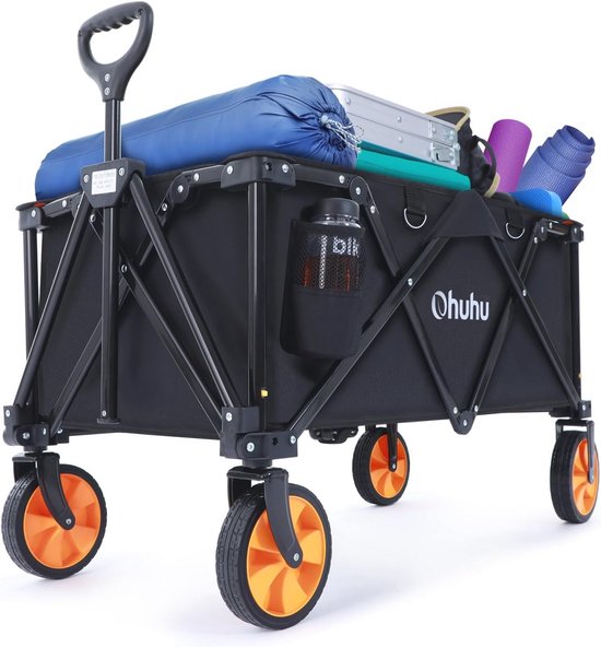 Opvouwbare Trolleywagen voor Outdoor Activiteiten - Duurzame Wagentjes voor Tuin, Camping en Festivals - Max. 100 kg Draagvermogen van TecTake