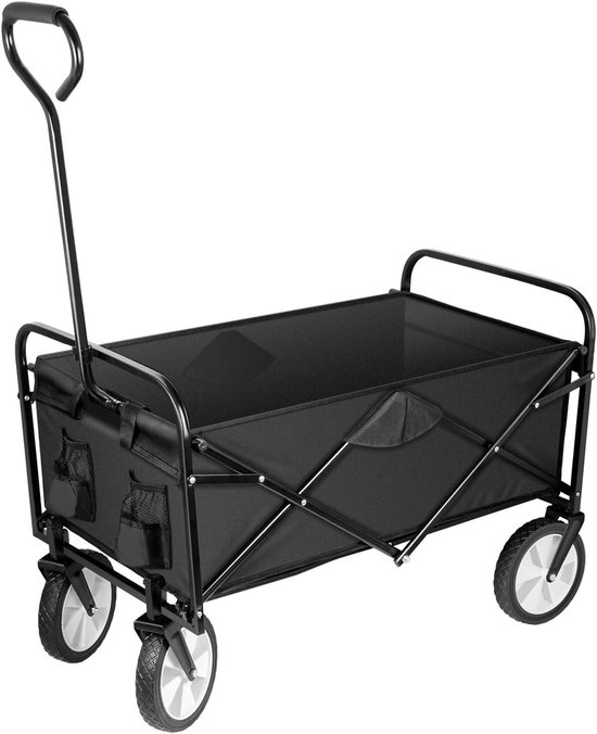 Opvouwbare tuinwagen - 200 pond capaciteit - zwart van MacSports