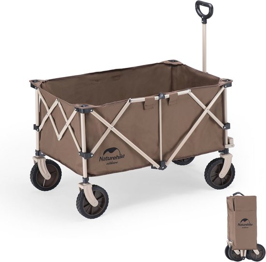 Opvouwbare Utility Wagon 280L - Ideaal voor Camping, Tuin, Sport en Winkelen van Lifetime Garden