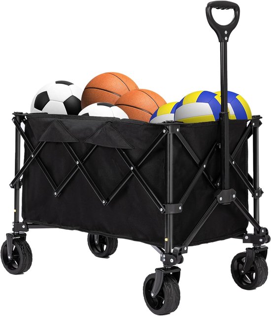 Opvouwbare Utility Wagon - Heavy-Duty Tuinkar - 1 stuk - Beige van Hudson Bay