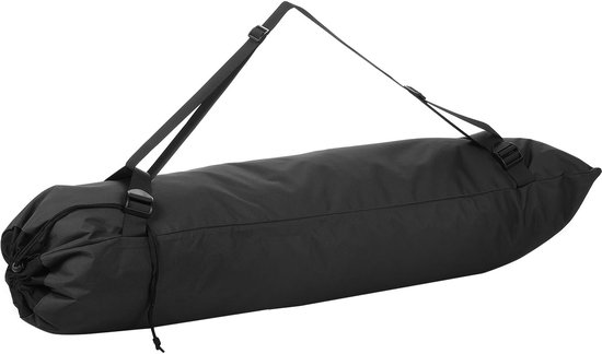 Opvouwbare vervangende tas voor kampeerstoelen - Opbergtas - Draagtas voor kampeerstoelen - met verstelbare schouderriem - voor buiten kamperen vissen opslag - Zwart van Merkloos