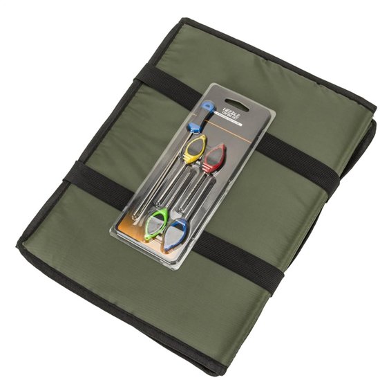 Opvouwbare Vismat - Landingskussen Drievoudig - Vangst Beschermen - Snel Drogen Materiaal - 80x35cm - Groen