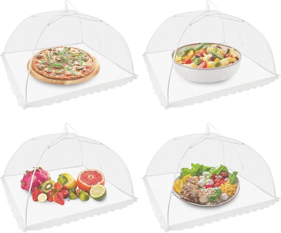 Opvouwbare vliegenscherm - insectenafweer - set van 4