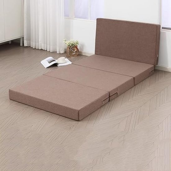 Opvouwbare Vloermatras - Gastbed Reisbed - Logeren en Spelen - Afneembare Hoes - Verkrijgbaar in 3 diktes - Diverse kleuren