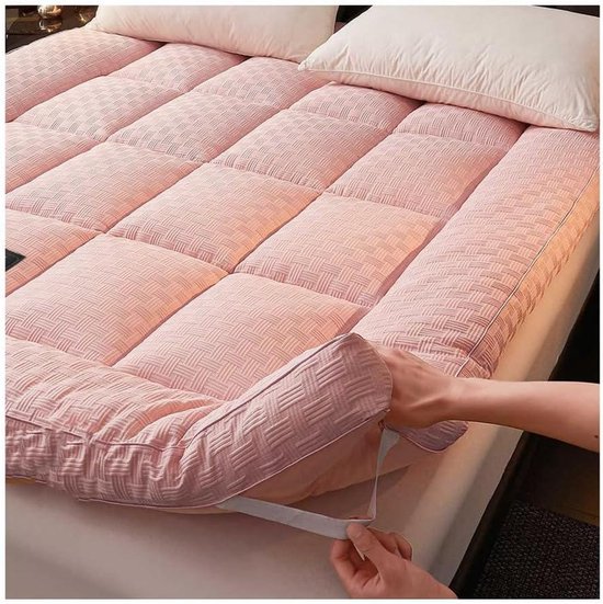 Opvouwbare Vloermatras - Japanse Futon - Comfortabel Slapen - Extra Vulling - 180x200 cm - D