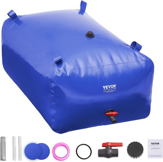 Opvouwbare Water Opslag Bladder 400L - Draagbare Water Tank voor Camping en Brandpreventie van $