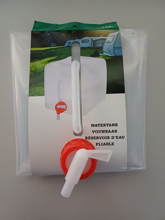 opvouwbare water tank 10 liter van Merkloos