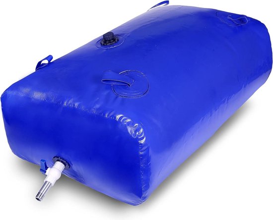 Opvouwbare waterblaas opslagcontainers 110L 29Gal - Grote capaciteit draagbare watertank - Zacht waterzak voor droogtebestendigheid en brandpreventie van Wivster
