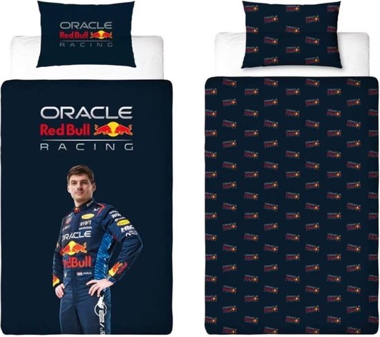 Oracle Red Bull Racing - Max Verstappen - Dekbedovertrek - 1 persoons van Merkloos