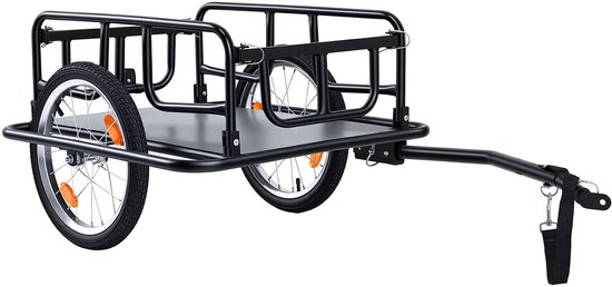 Oryxearth Opvouwbare Bolderkar Zwart – Inklapbare Transportkar met Grote Capaciteit, 80 kg Draagvermogen, Stevig Frame, voor Tuin, Camping, Strand en Outdoor Gebruik