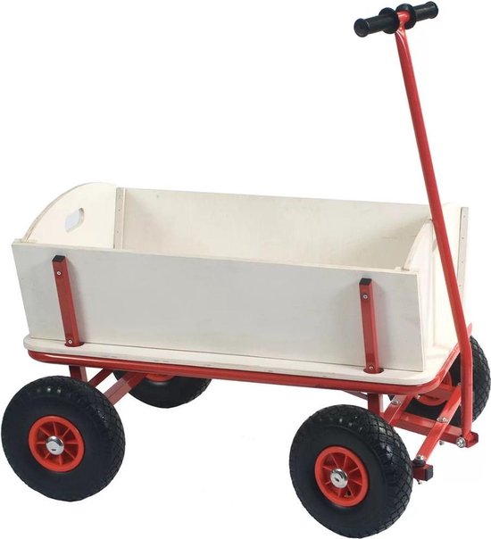 Outdoor Bolderwagen naturel