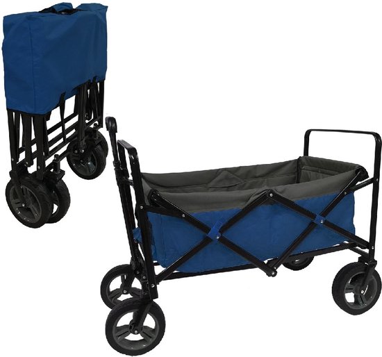 Outdoor Opvouwbare Bolderwagen Blauw/Grijs/Zwart van OutDoor
