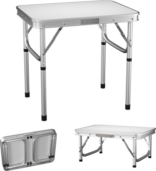 Outdoor picknicktafel – opvouwbaar – in hoogte verstelbaar – lichtgewicht – 60 x 45 x 60 cm