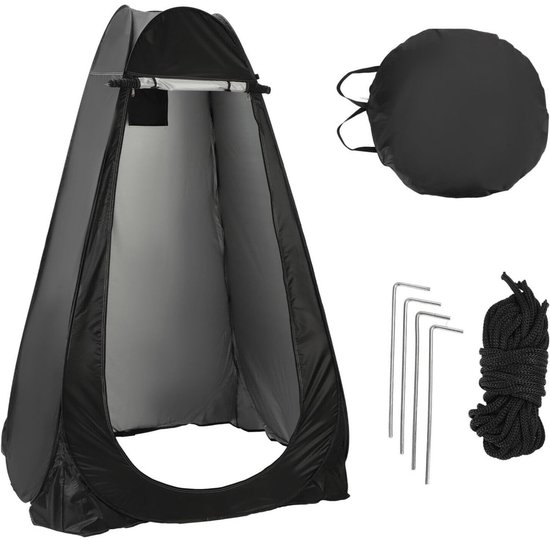 Outdoor Privacytent - Camping Toilettent & Douchetent - Mobiel & Draagbaar - Voor Buiten, Kamperen en Festivals van Merkloos