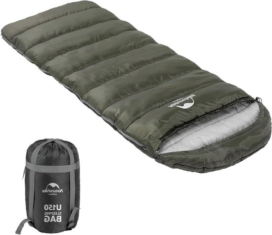 Outdoor Slaapzak - Kampeer deken - Kamperen en Reizen - Waterdicht en Winddicht - 220 x 75 cm - Blauw
