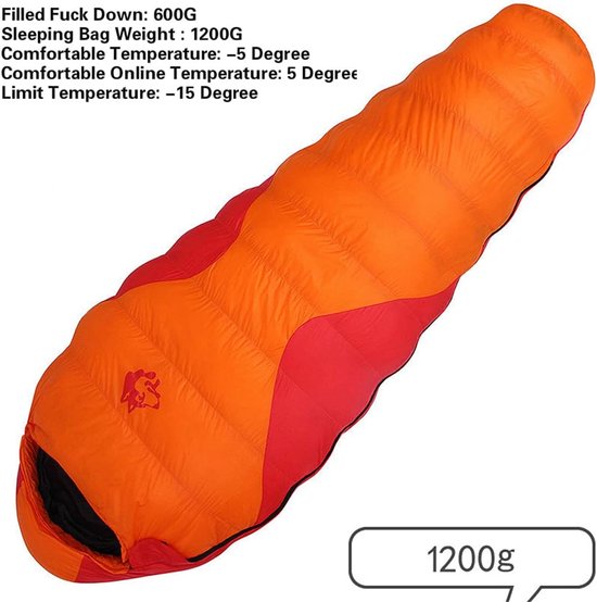Outdoor Slaapzak - Kampeerzak - Kamperen en Reizen - Waterafstotend en Winddicht - 210 x 80 cm - Legergroen