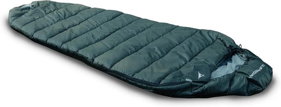 Outdoor Slaapzak - Kampeerzak Reis - Kamperen en Wandelen - TÜV Getest Materiaal - 220 x 80 cm - Dennengroen