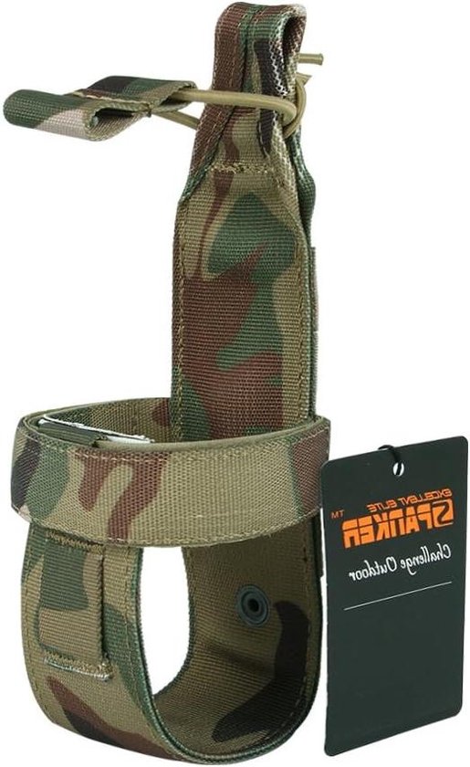 Outdoor Tactische Water Fles Pouch - Water Fles Houder Molle - Aanpassen Water Fles Carrier - Jacht Wandelen Running Reizen bottle bag van OutDoor